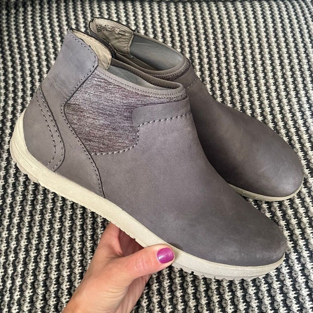 Dansko Lizette Grey Nubuck Ankle Boots women’s shoe size 10.5-11 (41)